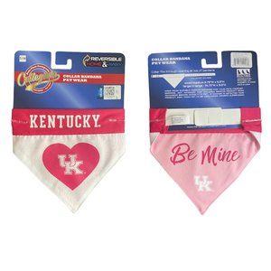 NEW University of Kentucky UK Reversible Collar Pet / Dog Bandana